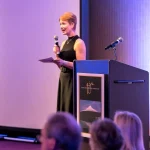 Teresa presenting platinum casting research